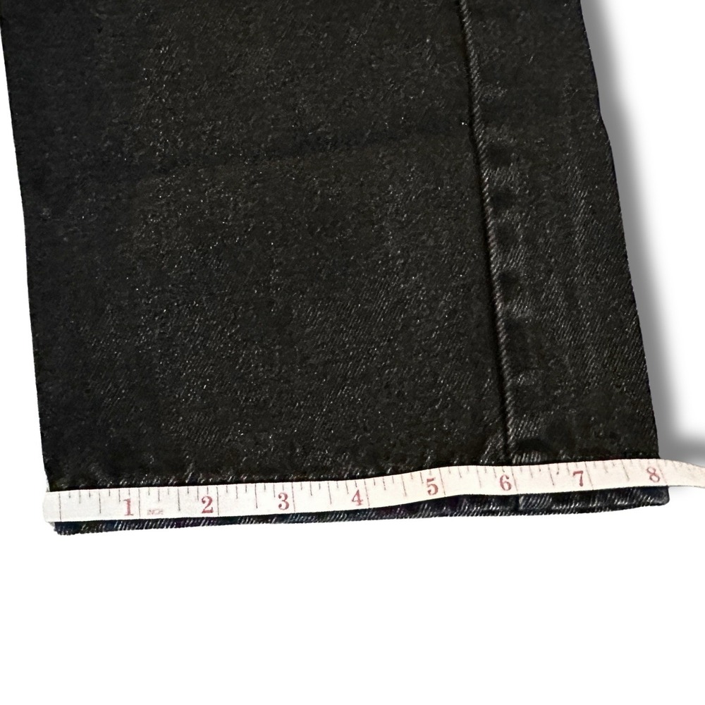 Levi's 505 Men's Jeans 34x29 Straight Leg Faded Black Denim Regular Fit Pants - Picture 10 of 14
